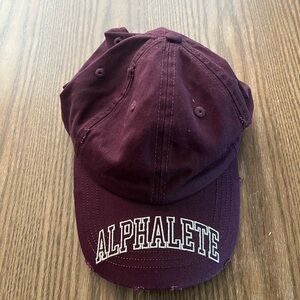 Alphalete Burgundy Baseball hat
